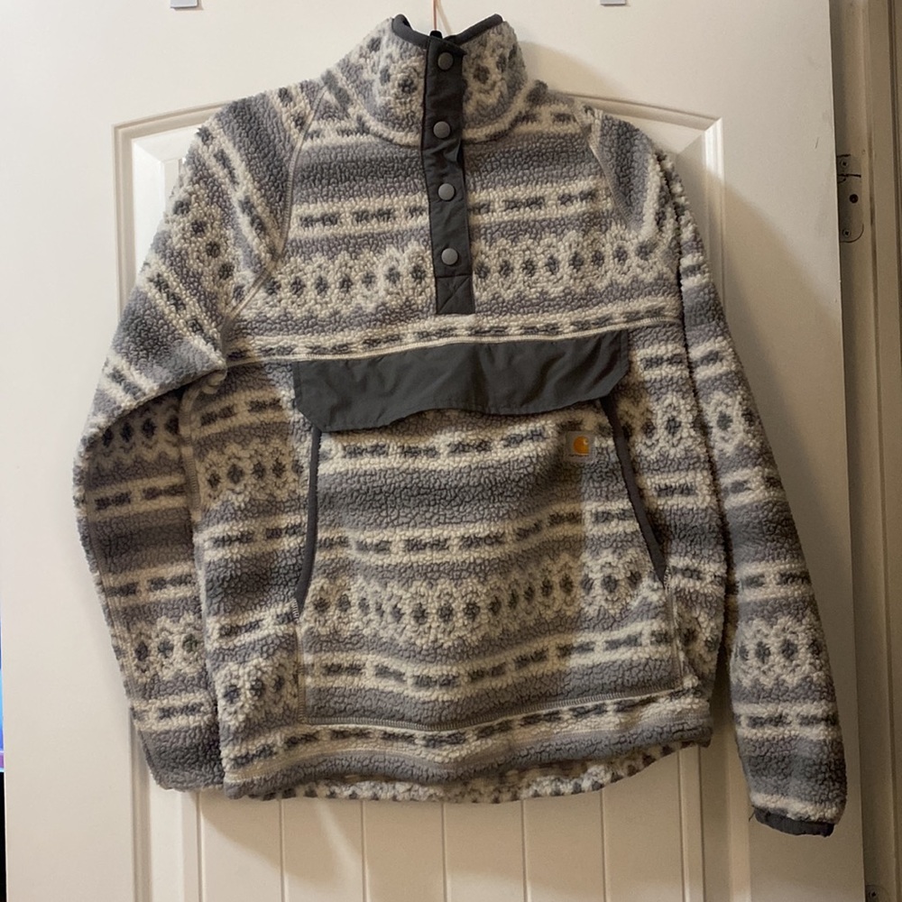Carhartt® Relaxed Fit Fleece Quarter-Snap